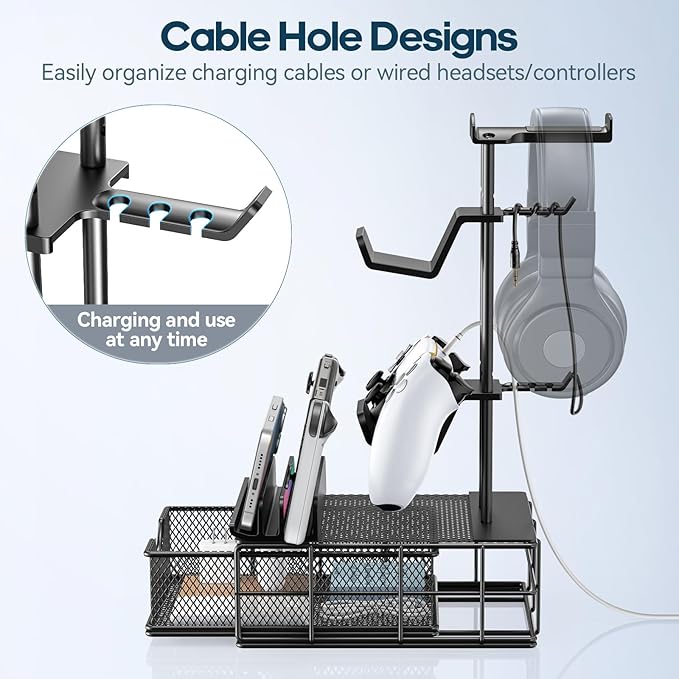 KDD Headphone Stand with Drawer - Image 3