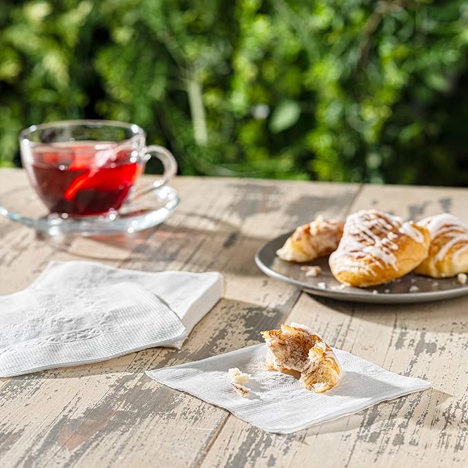 GUSTO White Beverage Napkins - Image 5