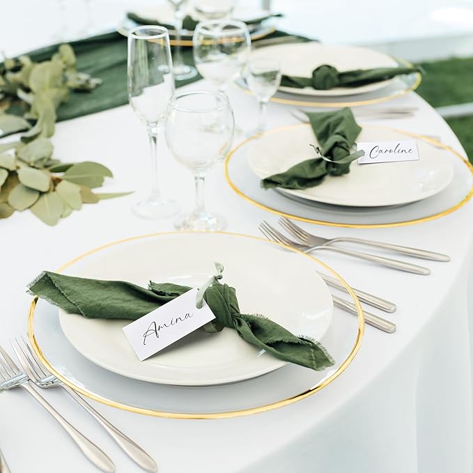 50 Pcs Name Place Cards for Table Setting Blank Wedding Place Cards - Image 7