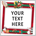 100-1000pcs Custom Stickers Merry Christmas Stickers Personalized Labels by Unknown
