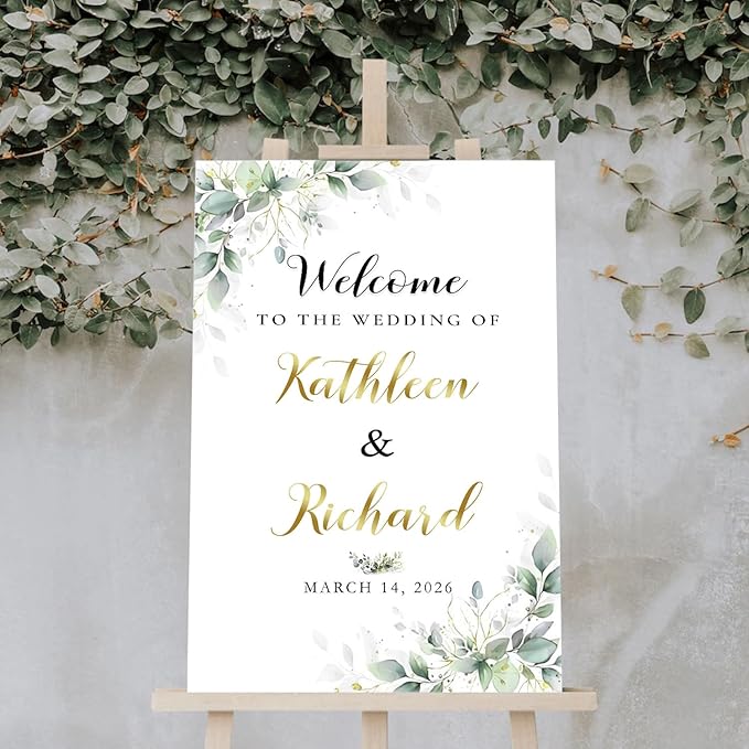 Welcome To Our Wedding Sign, Wedding Decorative Signage, Wedding Directional - Image 4