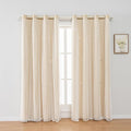 FANLI 2 Panels Star Blackout Curtains by FANLI