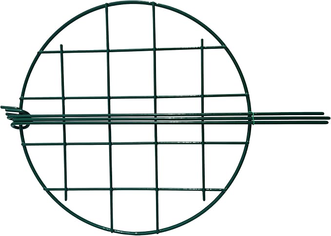 12 x 16 inch Poeny Cage Grow Through Grid Plant Brace Flower Support Rings - Image 3