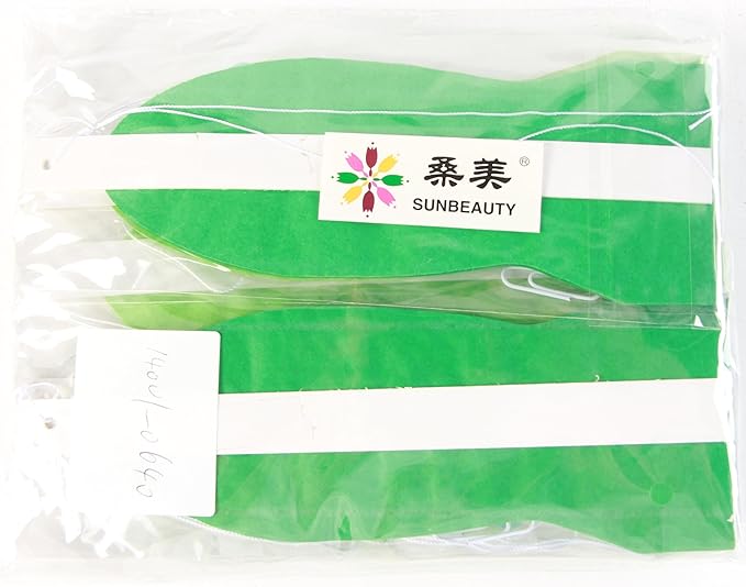 SUNBEAUTY Pack of 11 Green White Party Decoration Hanging Honeycomb Round Paper - Image 8