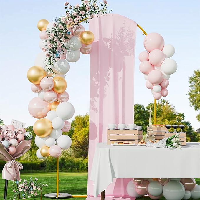 Snughome 7.2FT Arch Backdrop Stand, Wedding Arch Frame Ideal - Image 3