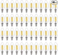 FLSNT 60W Equivalent LED Chandelier Light Bulbs, Dimmable LED B11 E12 by FLSNT