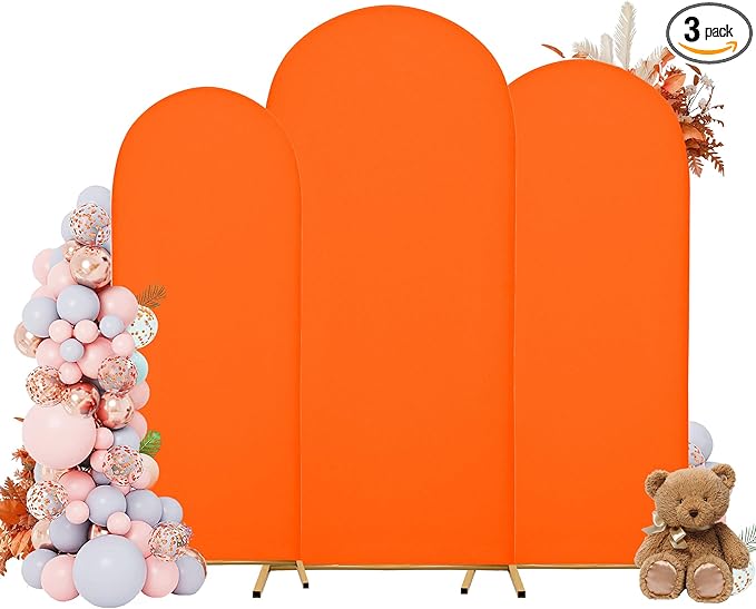 Wedding Arch Covers Arch Backdrop Cover Arch Stand Covers 7.2FT 6.6FT 6FT Set by Unknown