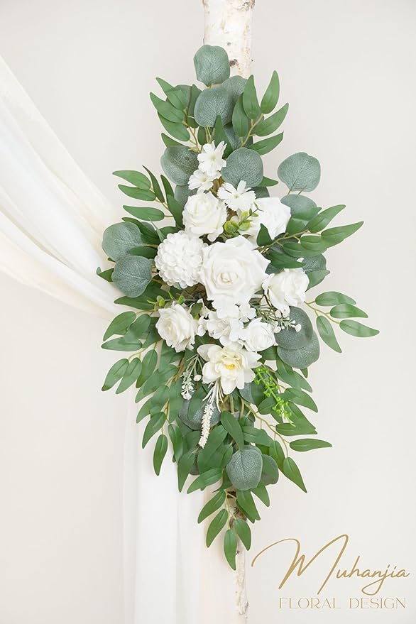 Artificial Arch Flowers Kit, Ceremony and Reception Background Rose Decoration - Image 4