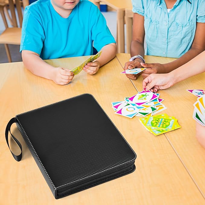 9 Pocket Card Binder, 900 Double Sided Pockets, PU Collection Binder - Image 7