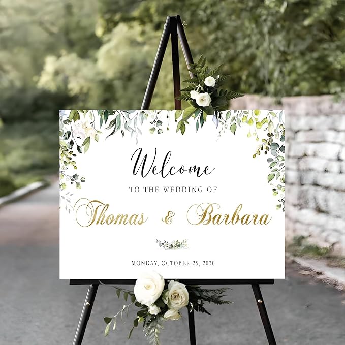 Welcome Sign Wedding, Welcome To Our Beginning Wedding Sign, Reserved Table by Jewelry
