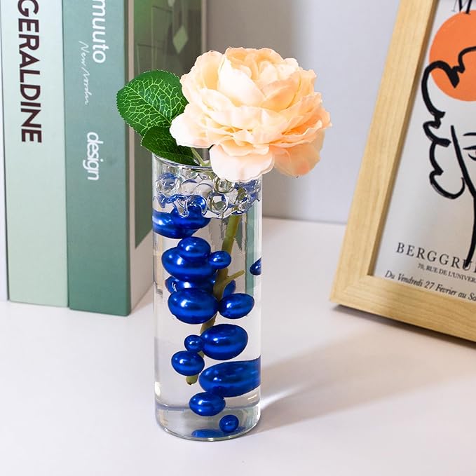 300Pcs Vase Filler RoyalBlue No Hole Faux Pearl Beads - Image 5