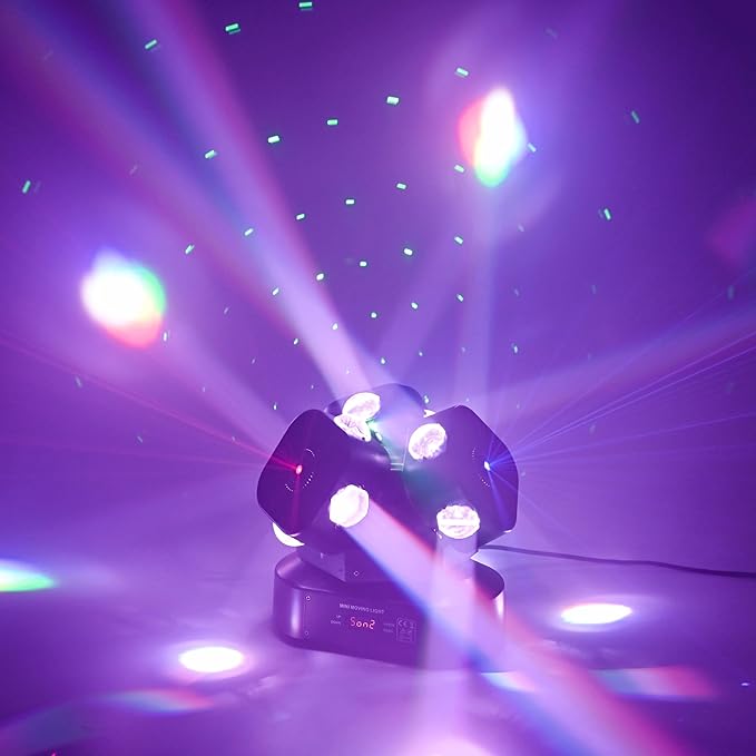 Moving Head DJ Light DMX 512 Strobe Lighting LED - Image 8