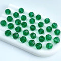 400 PCS 4mm Crystal Glass Beads Round Multiple Faceted Loose Spacer Glass Beads by Tingoons