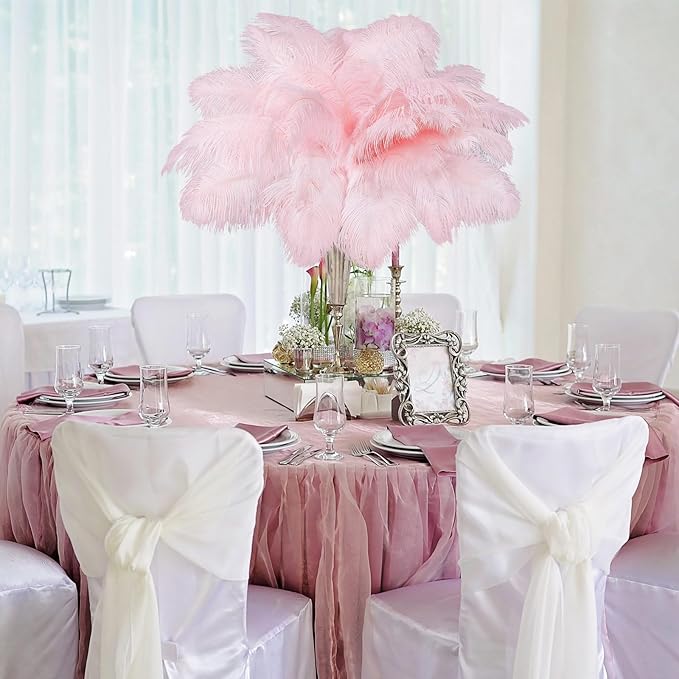 Maitys 90 Pcs Large Natural Ostrich Feathers Bulk 14-16 Inch 12-14 Inch 10-12 - Image 5