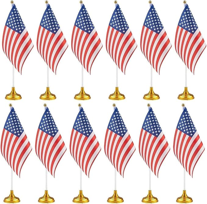 Juvale Mini American Flag Decor Set by Juvale