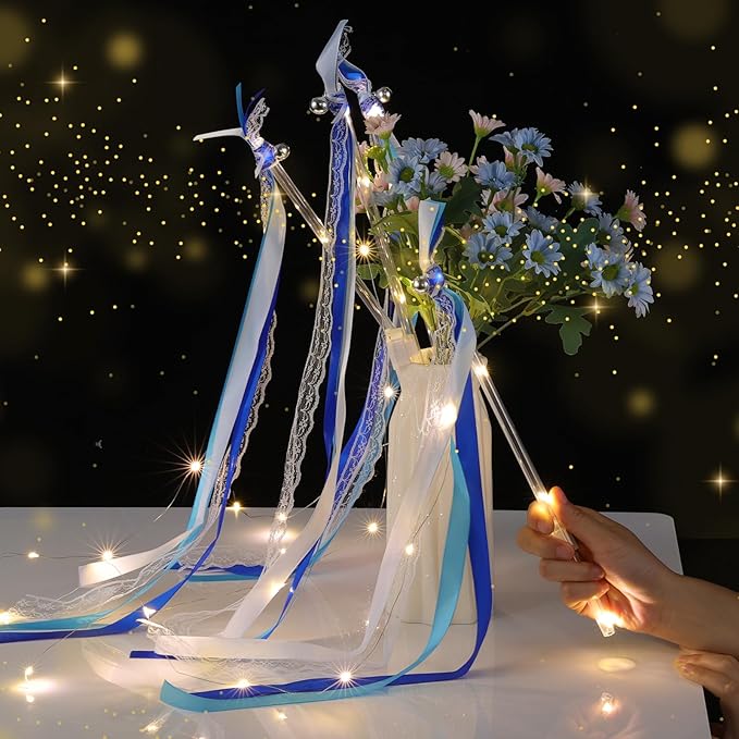 100 Pcs Wedding Wands Ribbon - Image 5