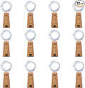12 Pack 20 LED Wine Bottle Cork Lights, Fairy Mini String Lights Copper Wire by NiniTeLIGHTS