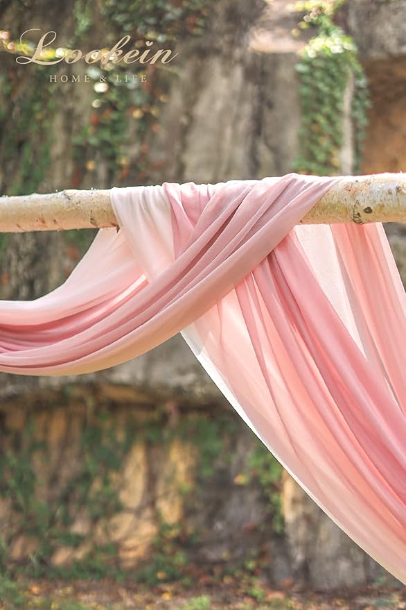 Lookein Arch Drapes for Wedding Party Reception Backdrop Wedding Arbor - Image 6