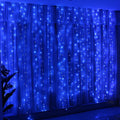 HXWEIYE 300LED Fairy Curtain Lights, 9.8x9.8Ft USB Plug-in 8 Modes Christmas by LightUpYourHomewHXWEIYE