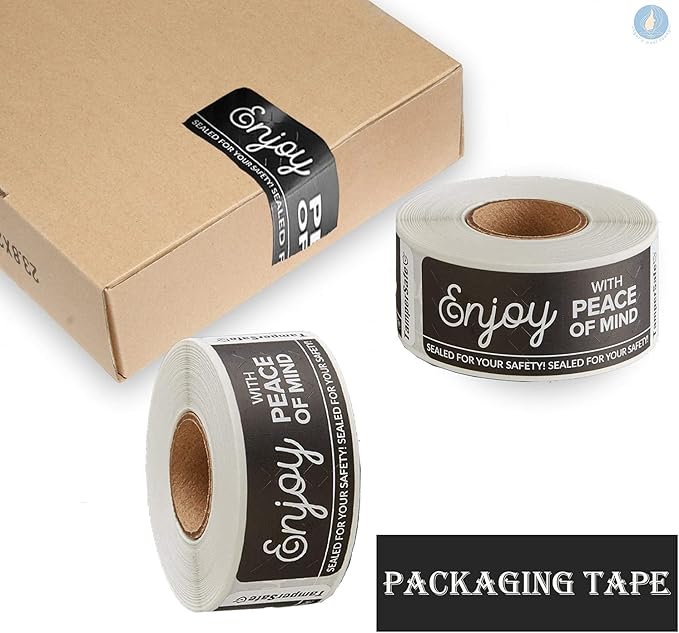 Angel's Peel Lounge Tamper Proof Stickers Roll — Tamper Evident Stickers - Image 6