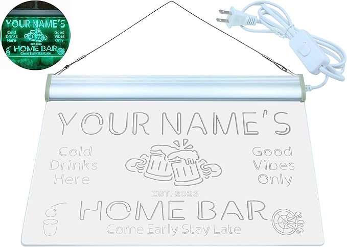 ADVPRO Personalized Your Name Custom Home Bar Beer Established Year Single - Image 9