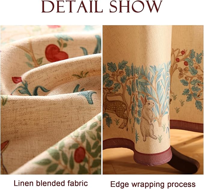 patdrea Designer Small Beige Tablecloth - Image 5