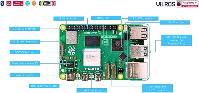 Vilros Raspberry Pi 5 Starter Kit MAX - Image 3