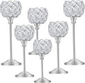 Crystal Candle Holders Set of 16 by Unknown