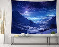 QGHOT Winter Tapestry Wall Hanging Snow Scene Backdrop Snow Mountain Wall Decor by QGHOT