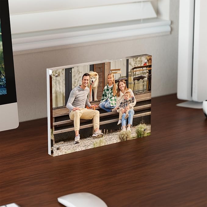 5x7 Acrylic Picture Frame 3 Pack, Desktop Display Decor Gift - Image 5