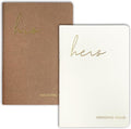 Wedding Vow Books His and Hers, Wedding Registry Gifts Ideas by MrMrsGifts