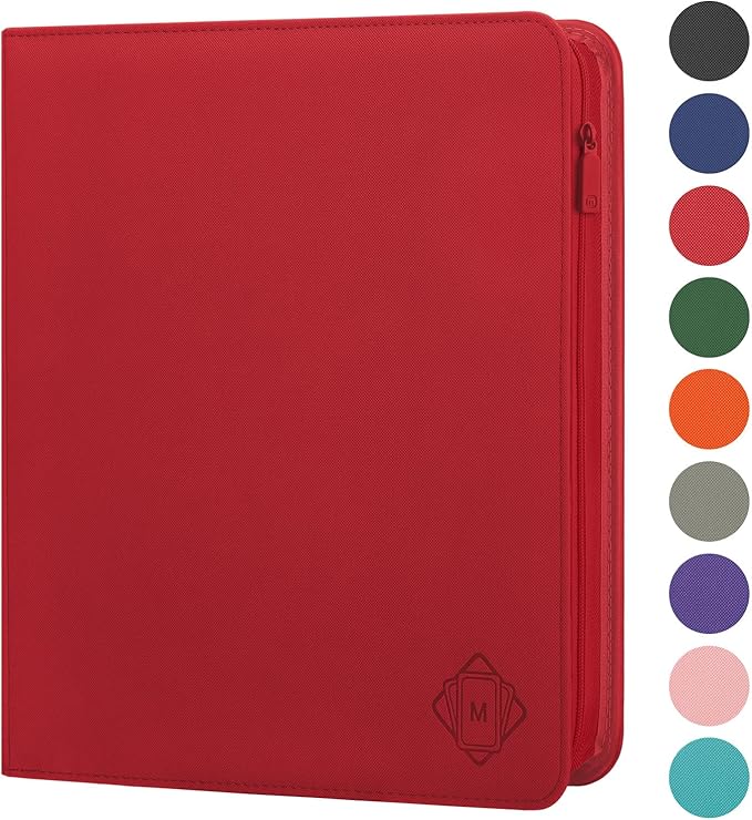 Premium Card Binder 12 Pocket for 720 Pockets Trading Card Binder, PU Zipper - Image 2