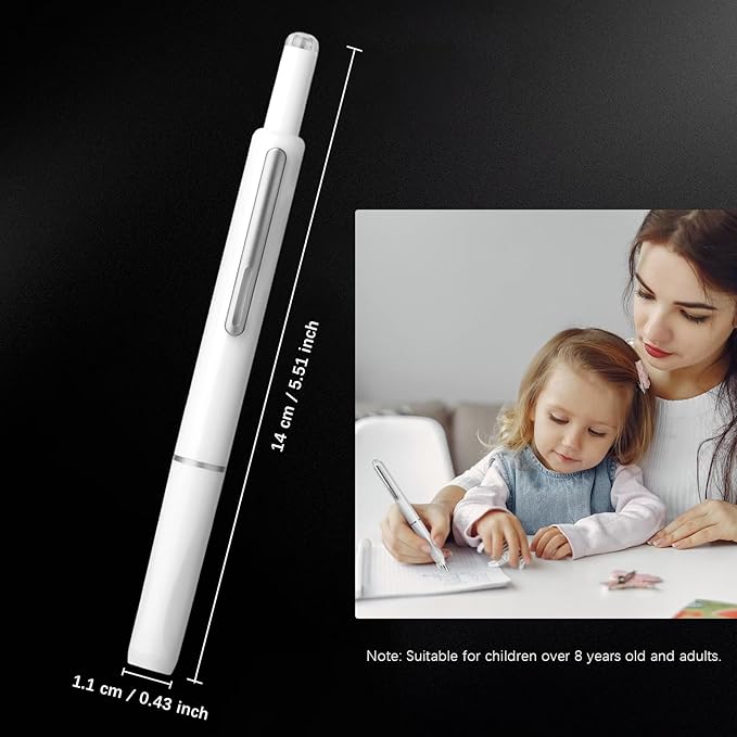 Retractable Fountain Pen Set, Click Fountain Pen Fine Nib, Capless Fountain Pen - Image 7