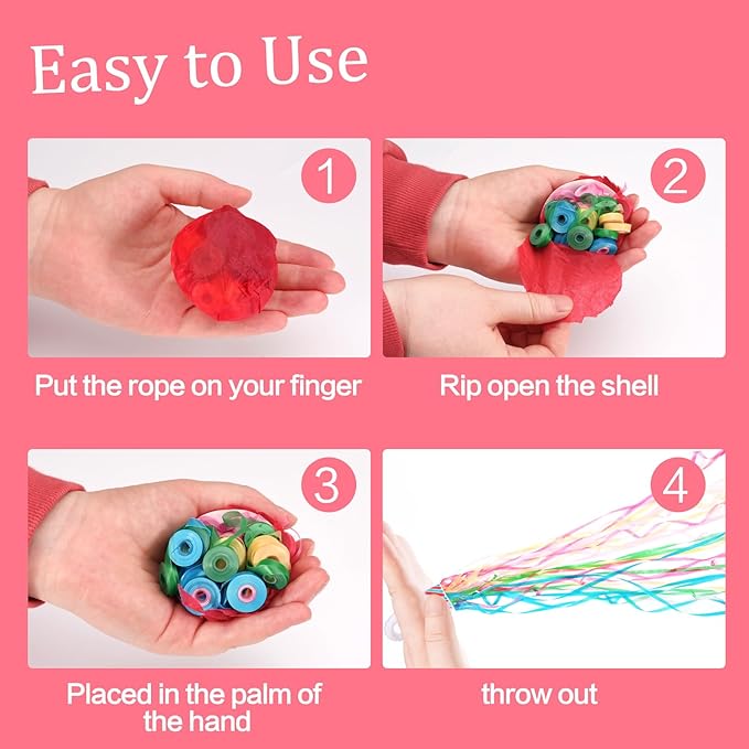 Confetti Poppers, Party Poppers - Image 3
