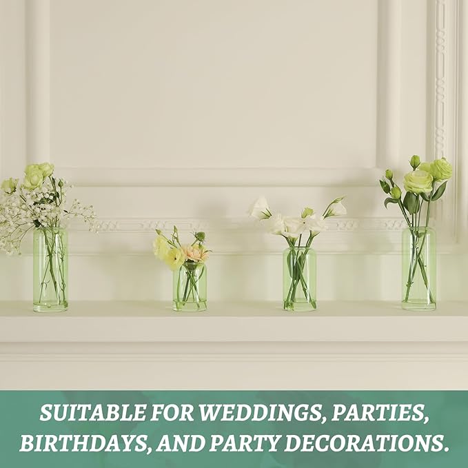 24Pcs Bud Vases Set, Glass Flower Vase - Image 5
