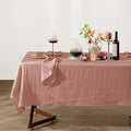 Talasily Linen Tablecloth 100% Pure Linen Table Cloth 60x108 Inches Rectangle by Talasily