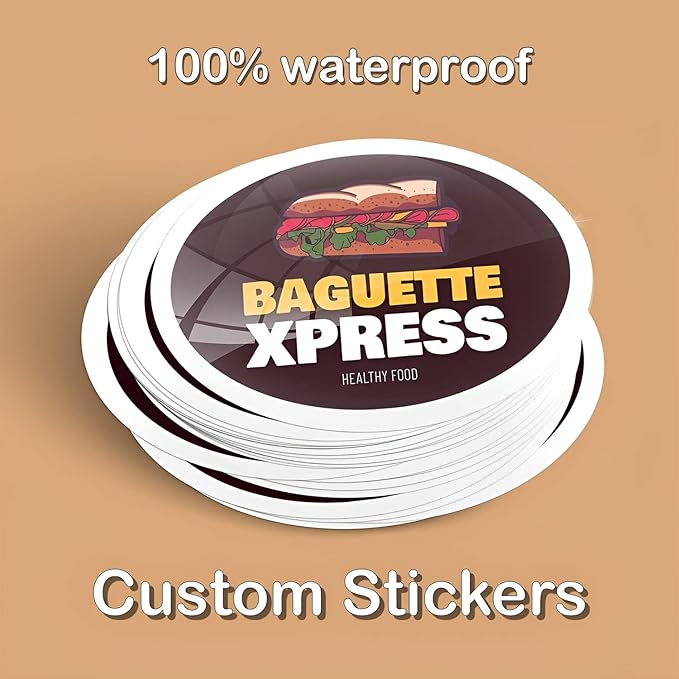Custom Logo Stickers for Business, Personalised Logo Labels - Image 3