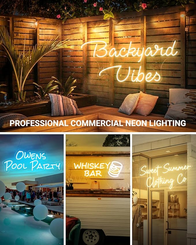 Large Outdoor Waterproof Custom Neon Sign, Personalized Outdoor Led Sign - Image 2