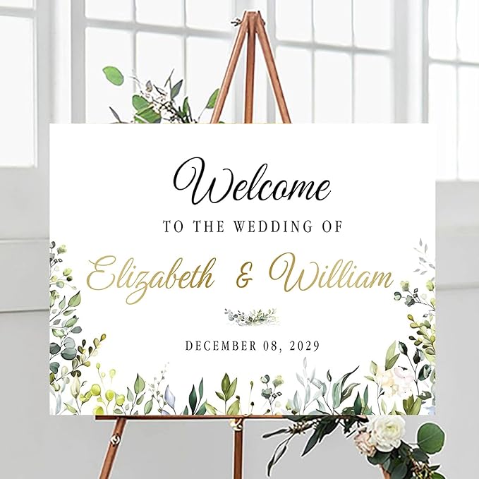 Personalized Wedding Welcome Sign, Sweets Sign - Image 3