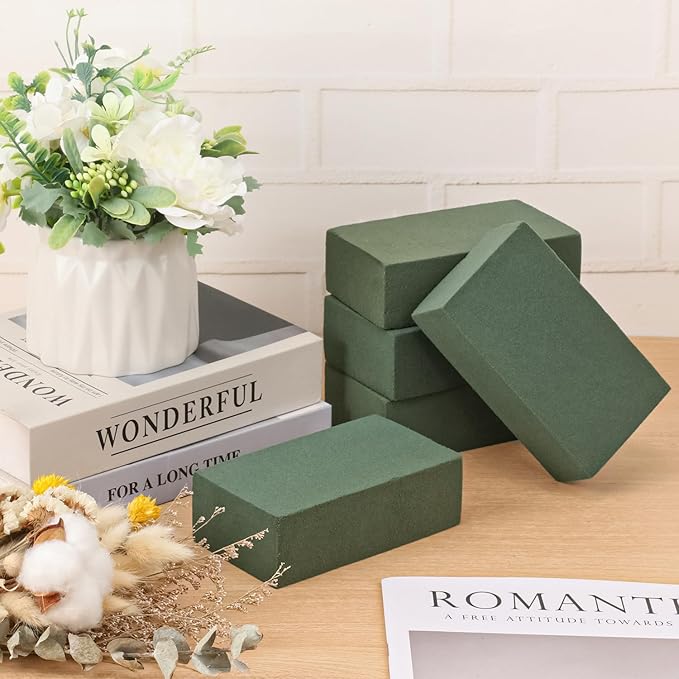IHDYPPEW 30 PCS Green Floral Foam Blocks, 5.5"L x 3.1"W x 1.7"H Floral Foam - Image 4