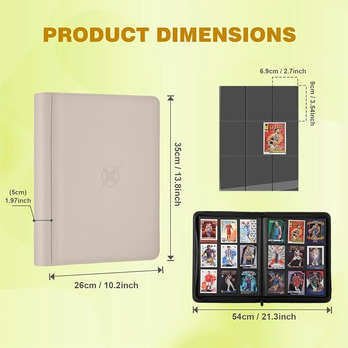 Trading Card Binder, Card Binder 9 Pocket - Image 2