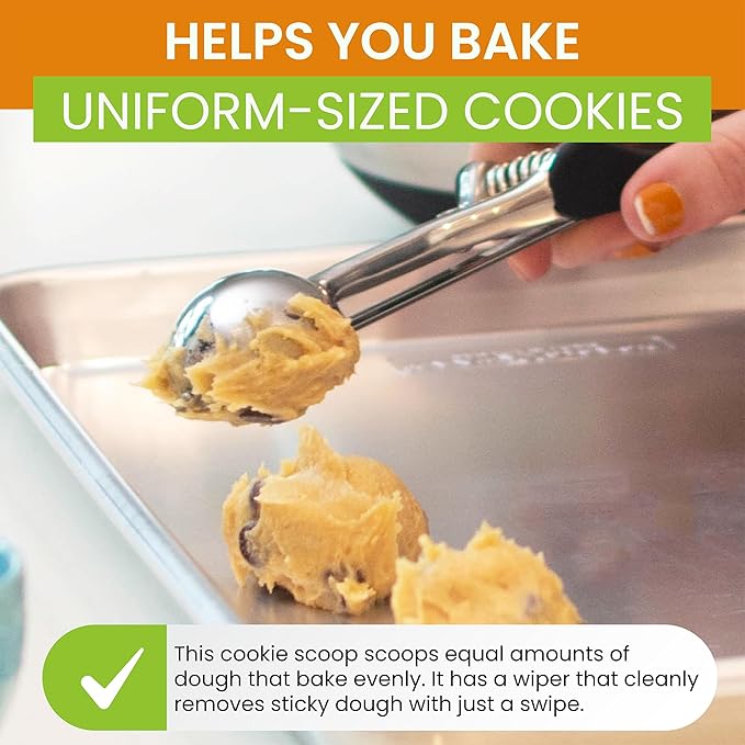 Spring Chef Large #20 Stainless Steel Cookie Scoop - Image 5