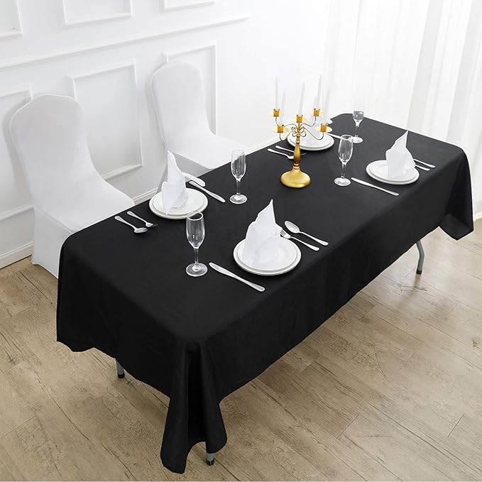 Rectangle Tablecloth 60x120 inch Washable Polyester Fabric Table Cloth - Image 5
