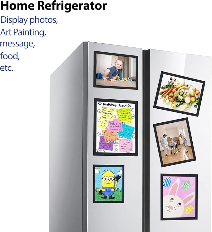 8.5"x 11" Self Adhesive Magnetic Sign Holder, Double Sided Window Magnetic - Image 9