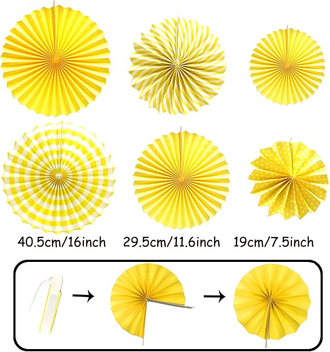 ZERODECO Party Decoration, Garlands String Polka Dot and Triangle Bunting Flags - Image 2