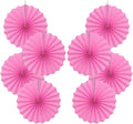 Red Hanging Paper Fans, Valentines Day Decorations, Photo Booth Props Decor by BARTHEW