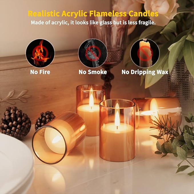 12Pack Flickering Flameless LED Candles - Image 5