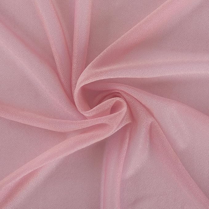 Dusty Rose Wedding Arch Draping Fabric 2 Panels 29" x 20 FT Wedding Drapes - Image 6