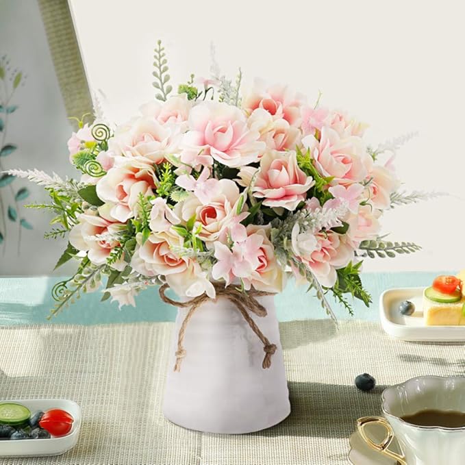 LESING Artificial Flowers with Vase - Image 2
