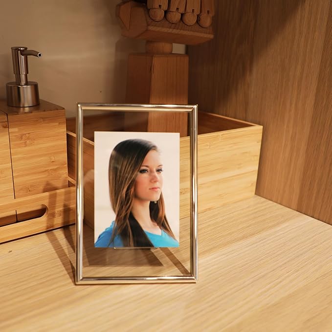Silver Floating Frame with Romantic Heart, - Image 6